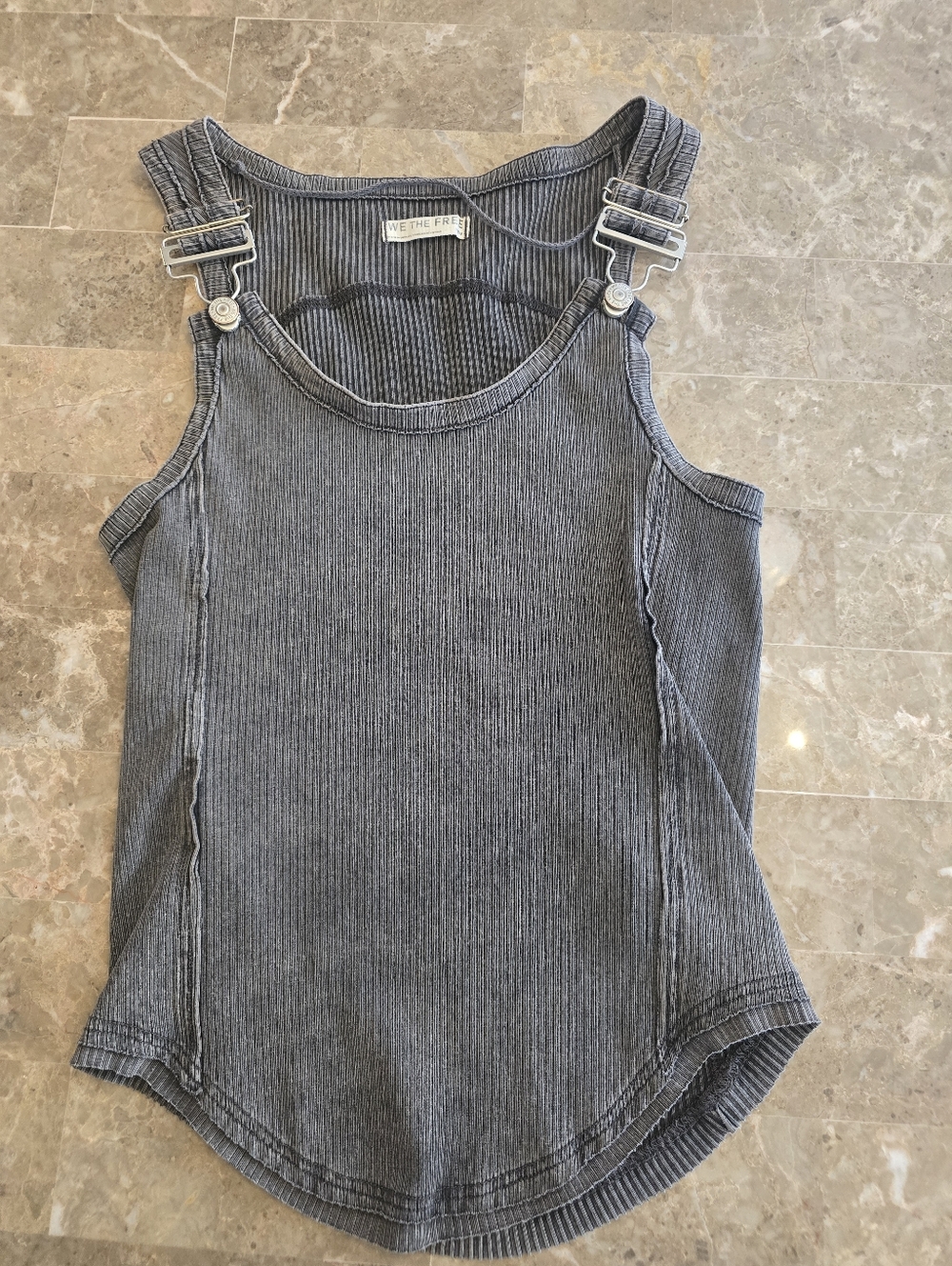Free People Jamie Buckle Tank Sz M - Picture 2 of 5